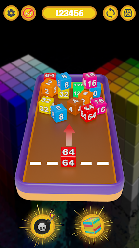 Mega cube 2048 3d merge game Screen 3