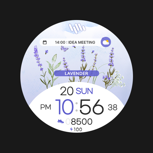 Get SamWatch Flower 2024 Lavender for Android Aso Report