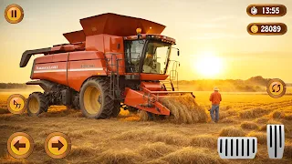Tractor Farming Driving Games - Screenshot 2