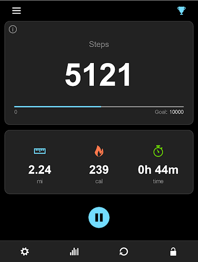 Screenshot of Pedometer: Count your steps
