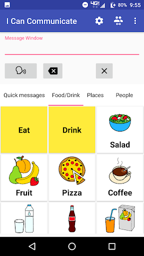 Android application I Can Communicate! AAC screenshort