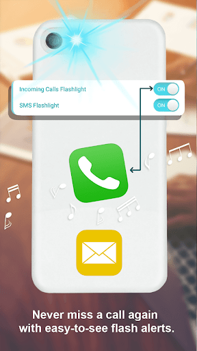 Android application Flashlight Notification Alerts screenshort