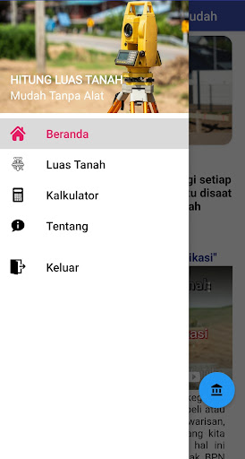 Android application Ukur Tanah Rumus Heron's screenshort