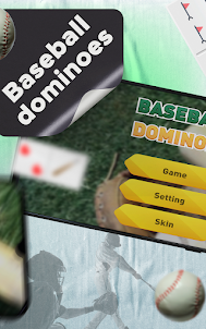 Baseball dominoes