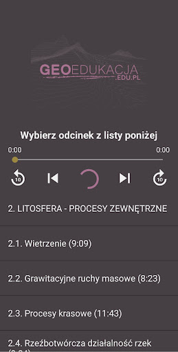 Android application Litosfera 2, gleby i biosfera screenshort