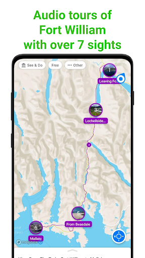 Android application Fort William SmartGuide screenshort