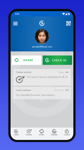 Android application Card4Action screenshort