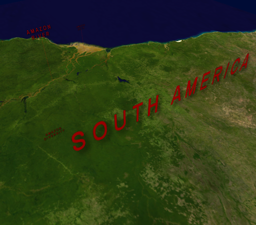 South America Geography VR Screen 2