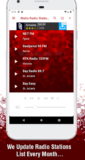 Malta Radio Stations Screen 3