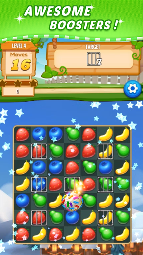 Fruit Party - Match 3 puzzleのおすすめ画像2