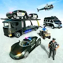 Polizei-Polizei-Lastwagen Offroad 3D 