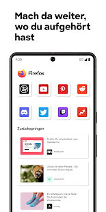 Firefox: internet browser Screenshot