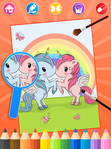 Unicorn Coloring Pages