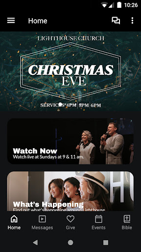 Android application Lighthouse Church - NP screenshort