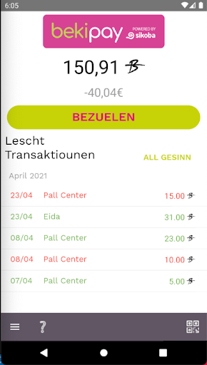 bekiPay Screen 2