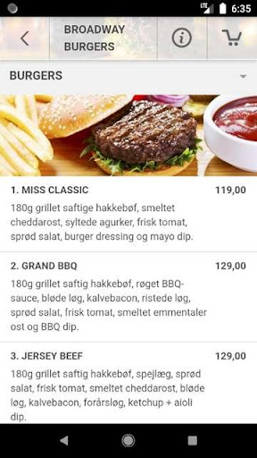Broadway Burgers Screen 3
