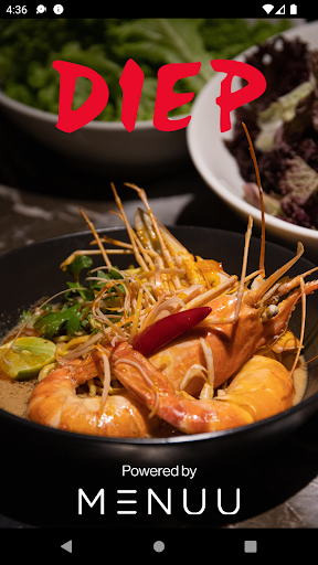 Android application Diep - Authentic Thai Food screenshort