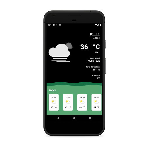 Android application Klimatic screenshort