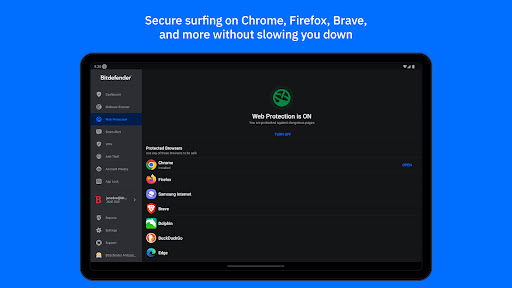 Screenshot of Bitdefender Security Antivirus