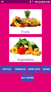 Learn Hindi Fruits and Vegetables Names
