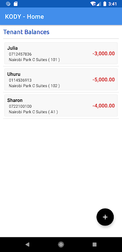 KODY Rental App Screen 3