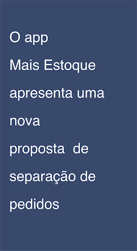 Android application Mais Estoque screenshort