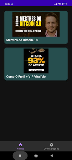 Cursos com Cashback Screen 2