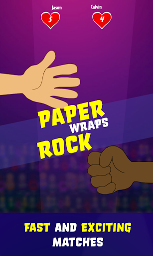 Android application Rock Paper Scissors Action! screenshort