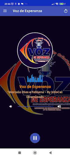 Android application Radio Voz de Esperanza CDE screenshort
