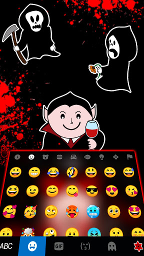 Horror Bleeding Man Keyboard B Screen 3