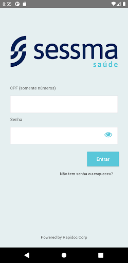 Android application Sessma screenshort