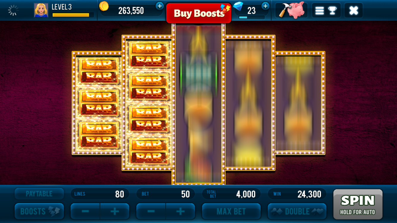 Android application Golden Bars Slots Ultra Casino screenshort