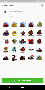 Poop Stickers for WhatsApp 1.0 APK + Mod (Unlocked) for Android