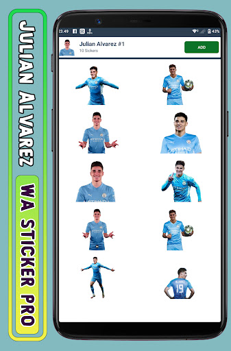 Julian Alvarez - WA Sticker Screen 2