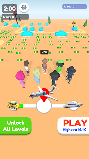 Android application Car Stack Runner : Money Race screenshort