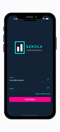 Android application Szkoła Księgowości screenshort