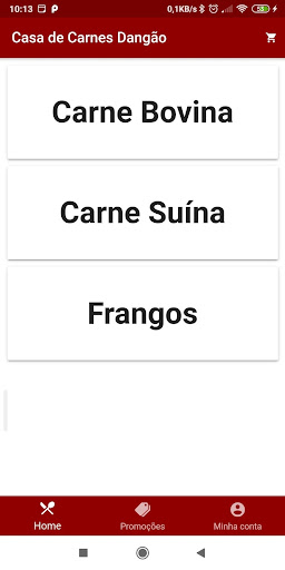 Android application Casa de Carnes Dangão screenshort