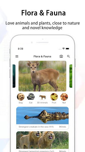 Android application Animal & Plant Recognition 3D screenshort