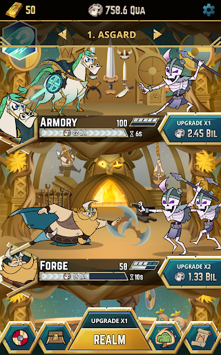 Viking Gods - Idle Tap Game - Role Playing - games