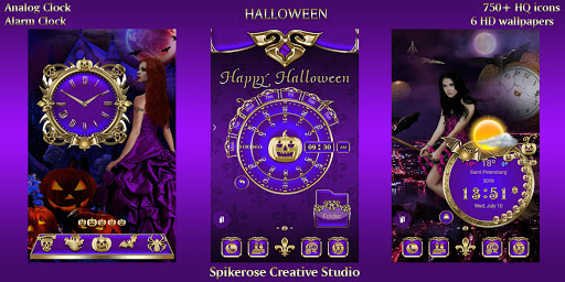 Android application Halloween theme screenshort