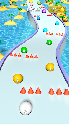 Going Ball Run 2048 3D - Screenshot 1