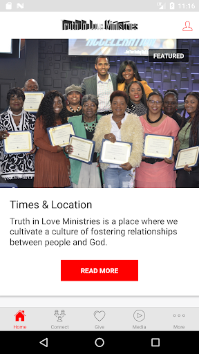 Android application Truth In Love Ministries screenshort