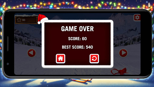 Santa Ski: Christmas Game Screen 3