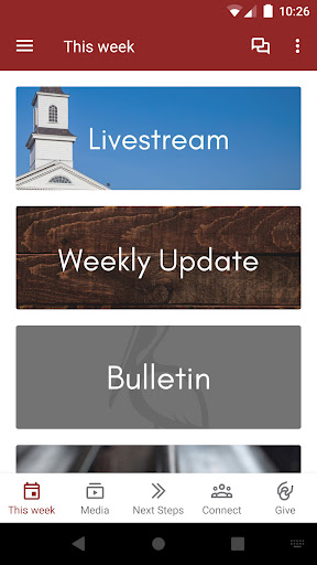 Android application Covenant Presbyterian screenshort