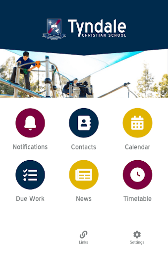 Android application Tyndale Christian School screenshort