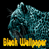 Black wallpaper picture icon