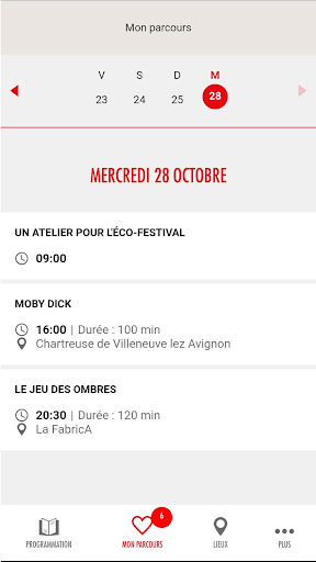 Festival dAvignon Screen 2