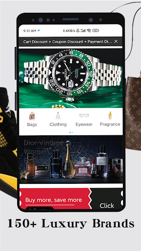 Android application Luxury Hub - Buy Designers screenshort