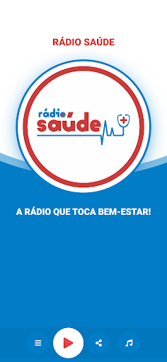 Android application Rádio Saúde screenshort