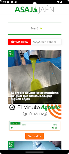Android application ASAJA-Jaén screenshort
